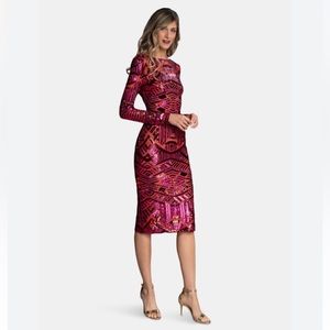 Dress the Population Pink Sequin Dress